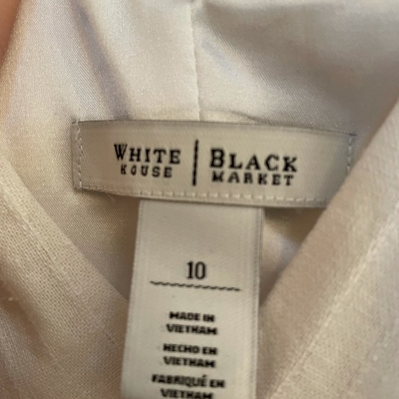 WhiteHouse BlackMarket White Dress - Picture 2 of 5
